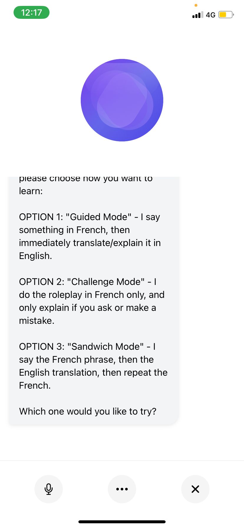UniLingo AI Conversation Partner - Practice speaking with AI